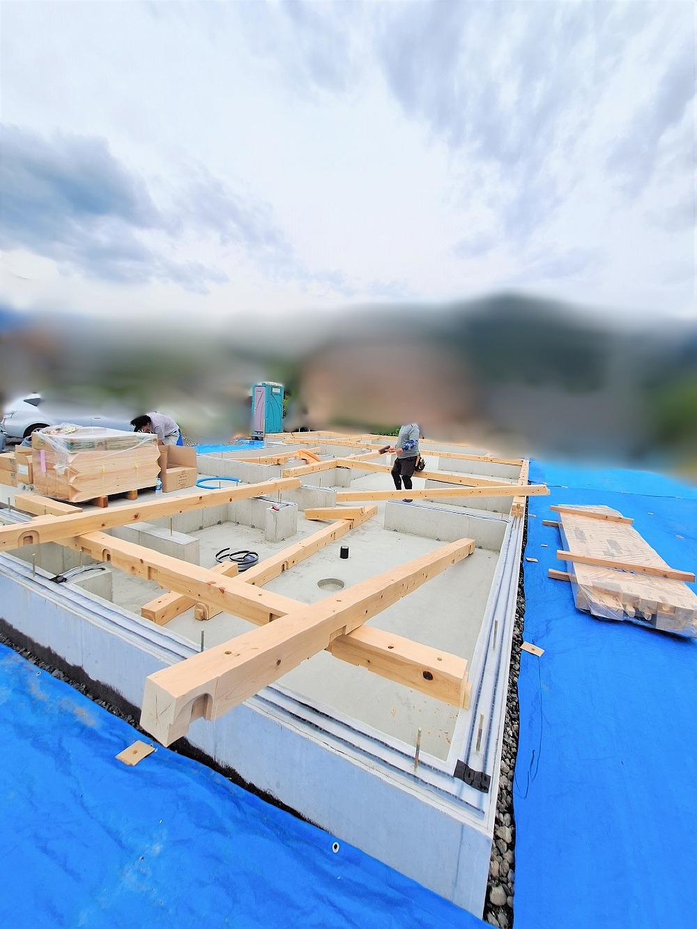 建て方工事