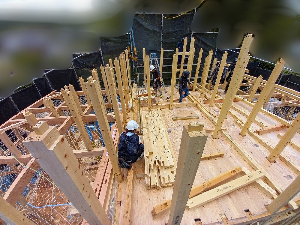 建て方工事