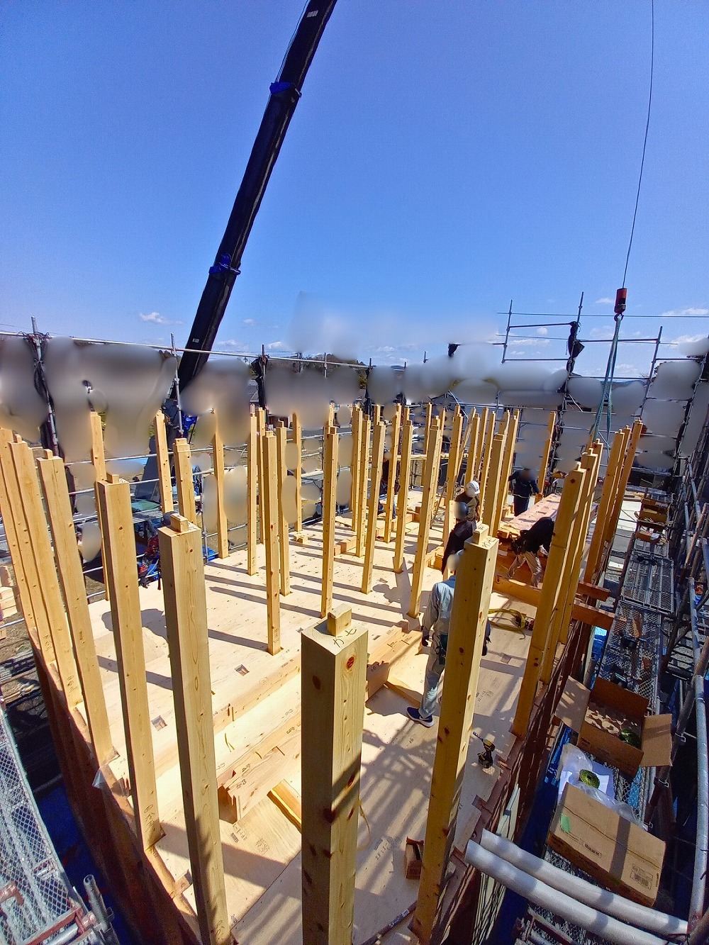 建て方工事
