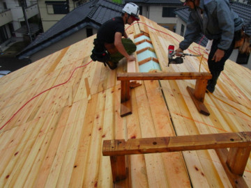 建て方2日目
