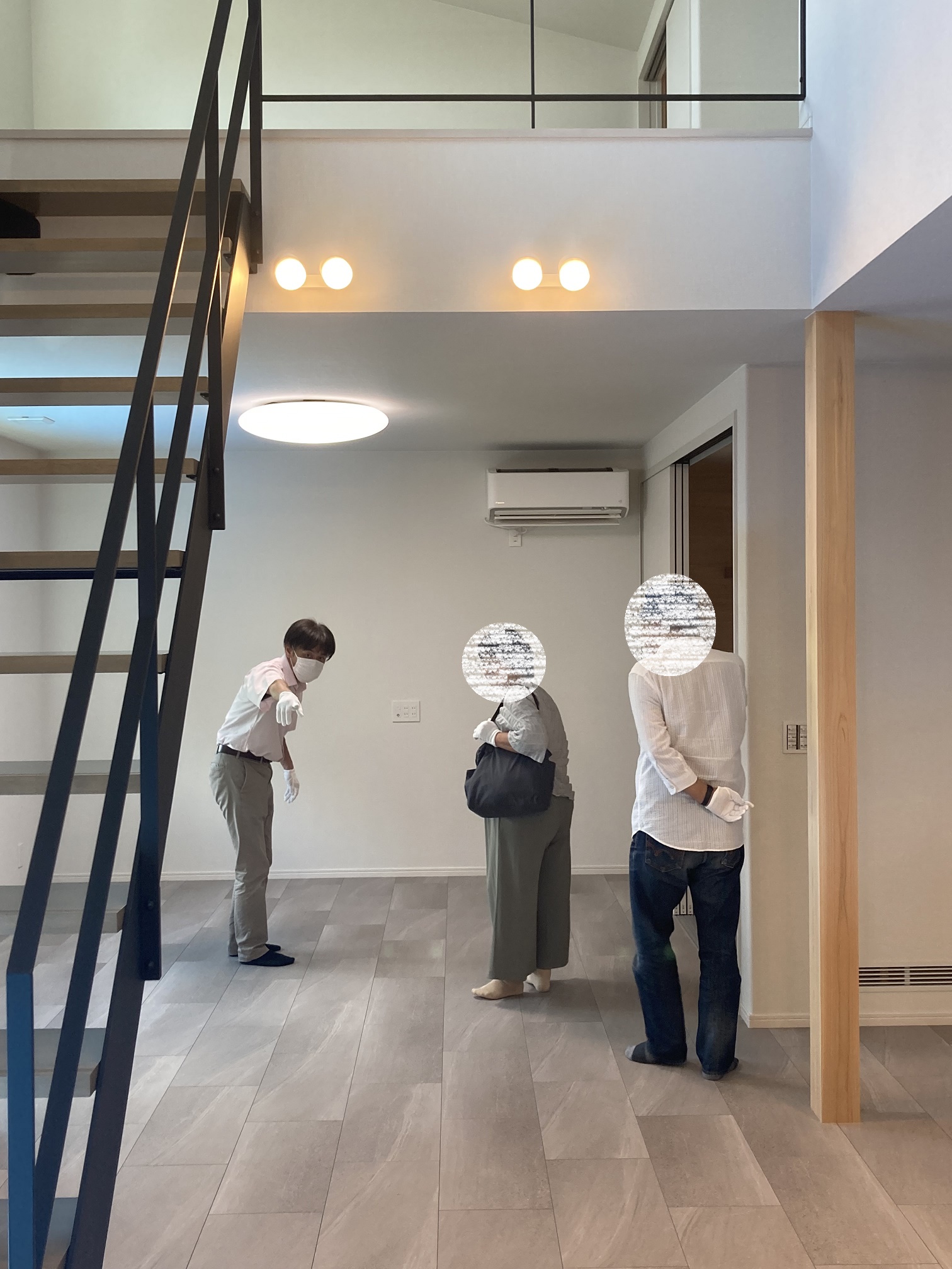 完成見学会の写真